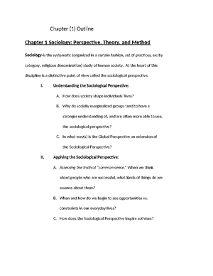 Chapter 4 sample exam - Chapter 4: Social Structure and Social ...