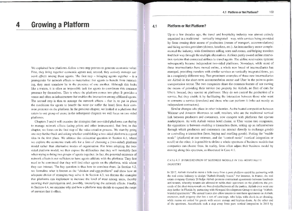 BP2 4 Growing a Platform - Growing a Platform We explained how ...
