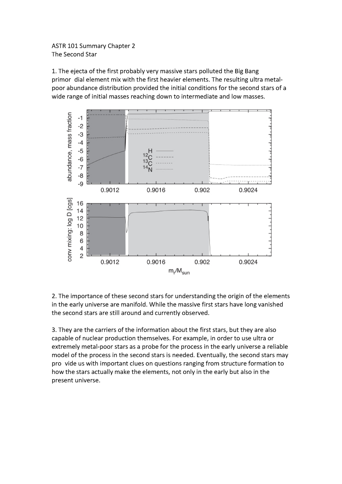 ASTR 101 Summary Chapter 2 - ASTR 101 Summary Chapter 2 The Second Star ...