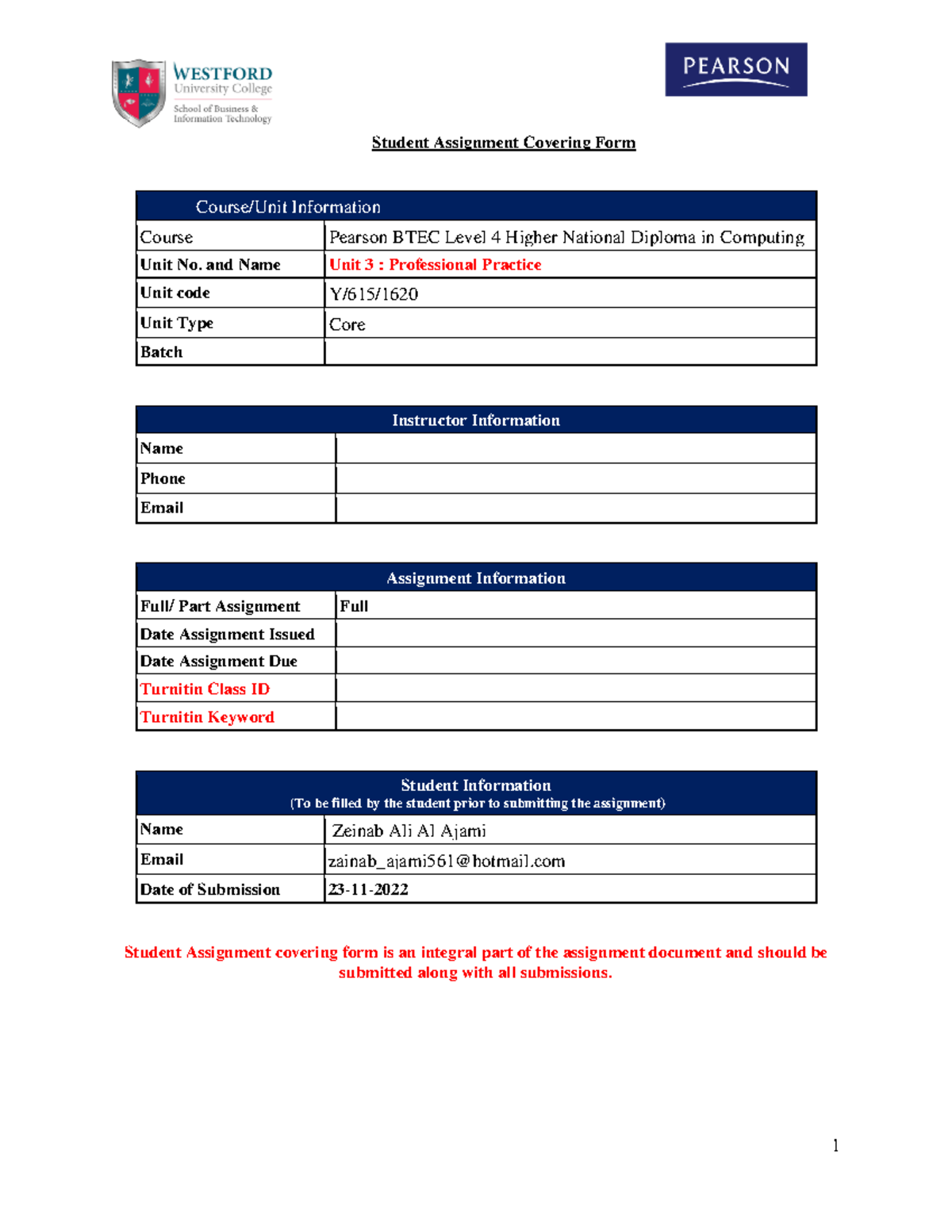 Zeinab Al Ajami PP-Final 231111 113148 - Student Assignment Covering ...