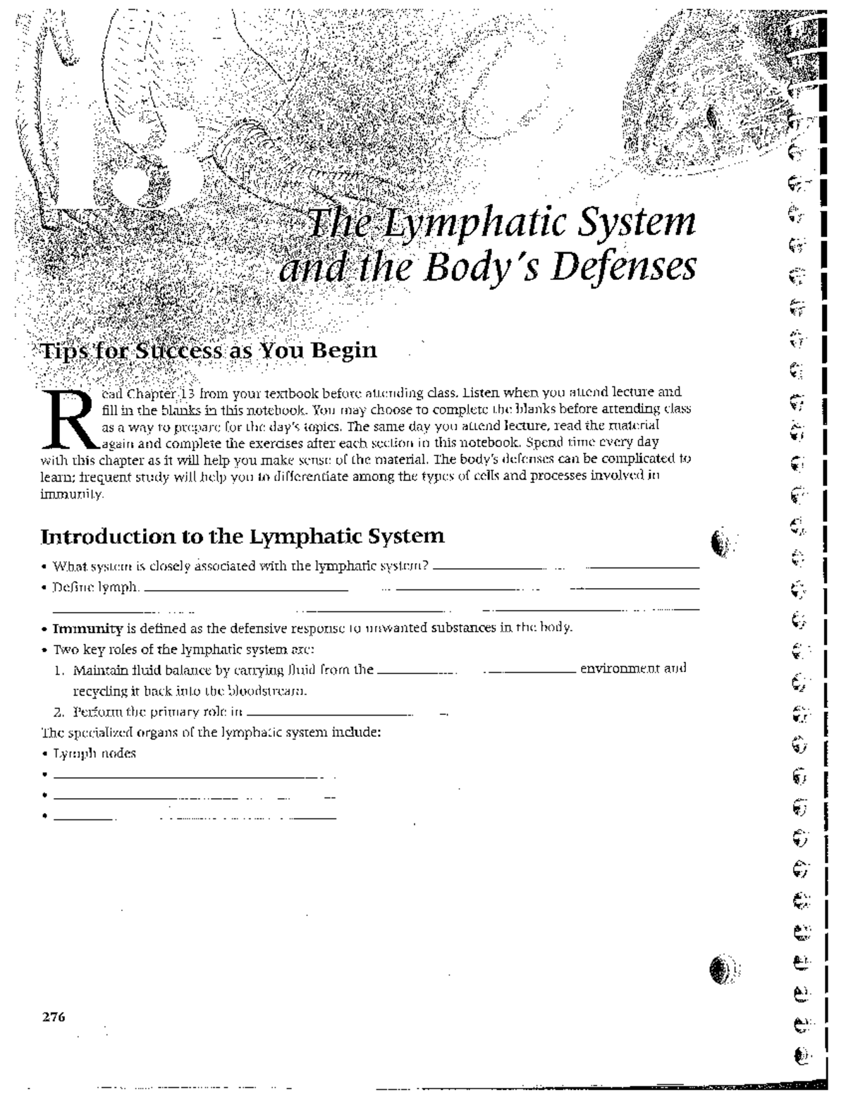Lymphatics - assignment on lymphatic system - BSC 2094C - Studocu