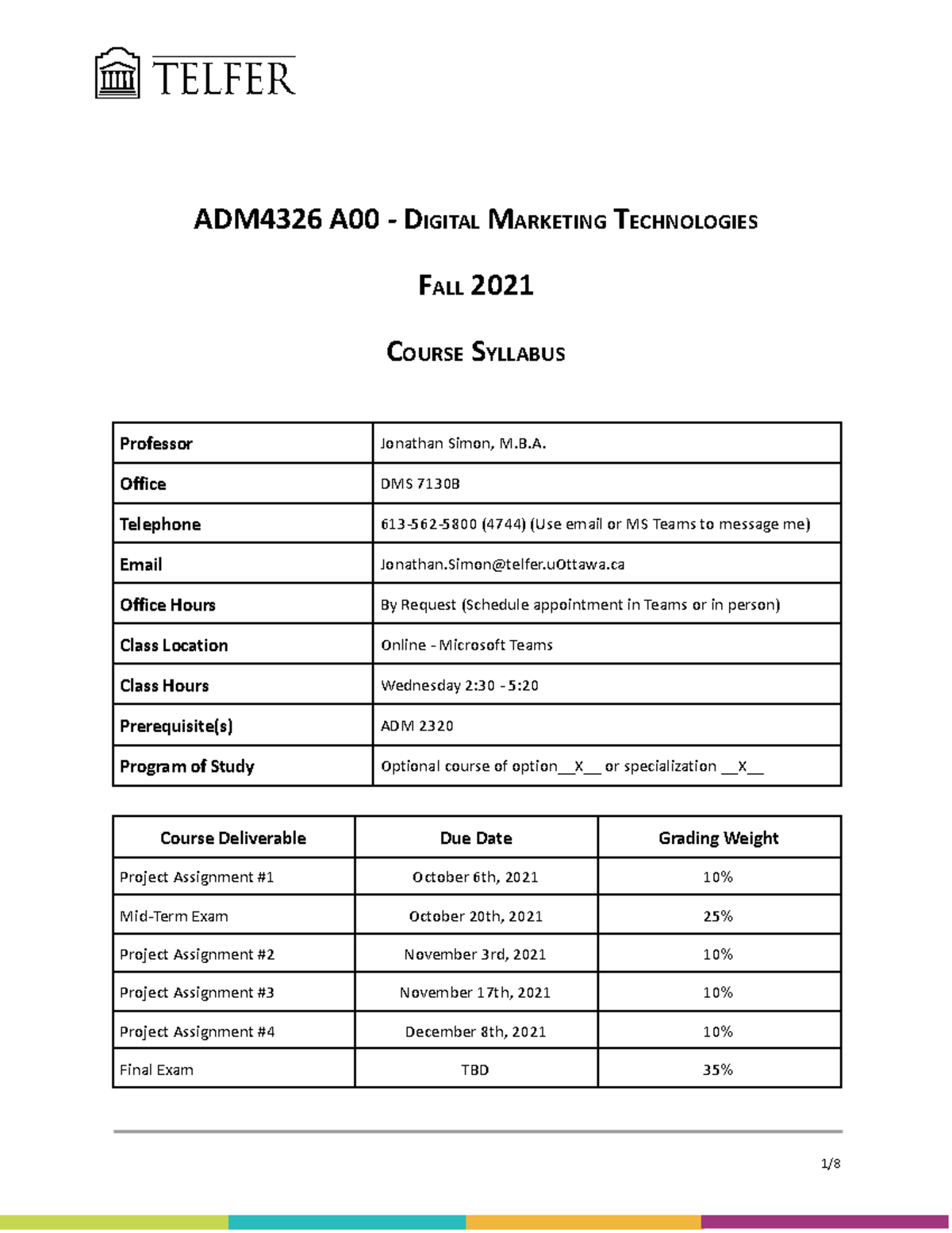 Adm4326 Digital Marketing Technologies Syllabus Fall 2021 Adm4326 A00 Studocu Adm4326 Digital Marketing Technologies Syllabus Fall 2021 Adm4326 A00 Studocu