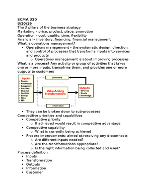 SCMA 320 Module 2 - What is Supply Chain Management Supply Chain ...