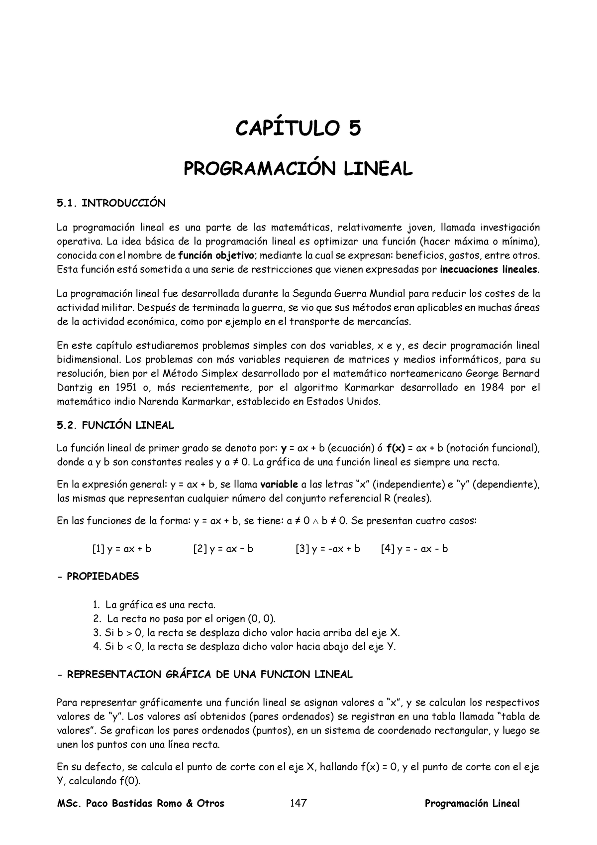 CAP9 Programacion - ñlkjhgvb - CAPÕTULO 5 PROGRAMACI”N LINEAL 5 ...