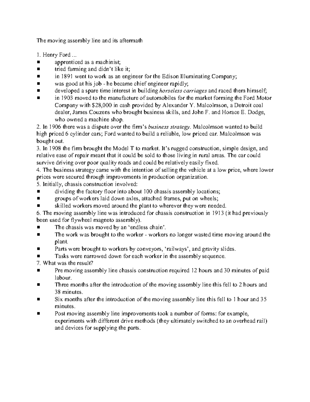 File15The moving assembly line - The moving assembly line and its ...