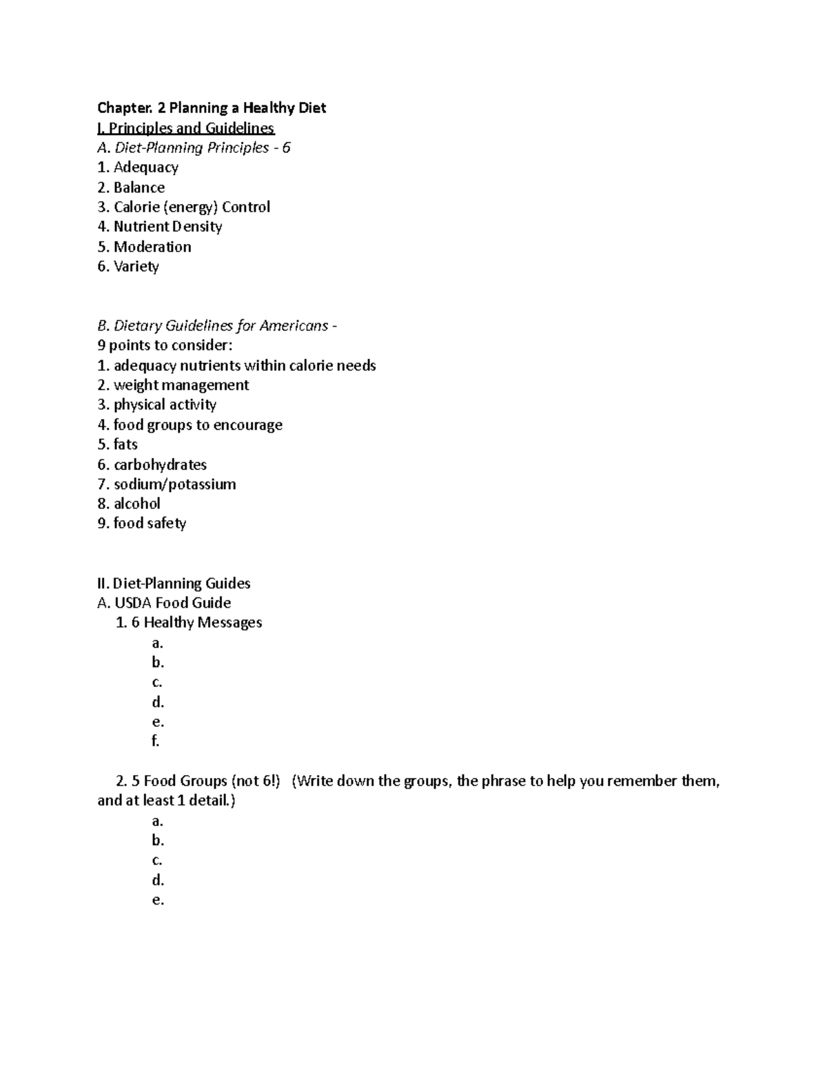 chapter-2-outline-chapter-2-planning-a-healthy-diet-i-principles