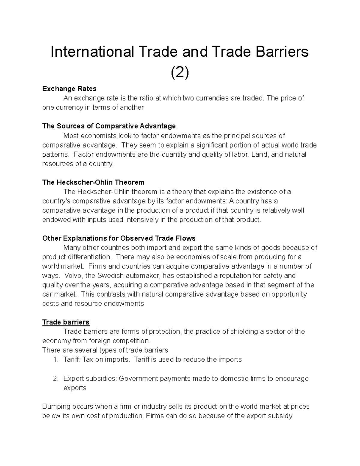 International Trade And Trade Barriers International Trade And Trade   Thumb 1200 1553 