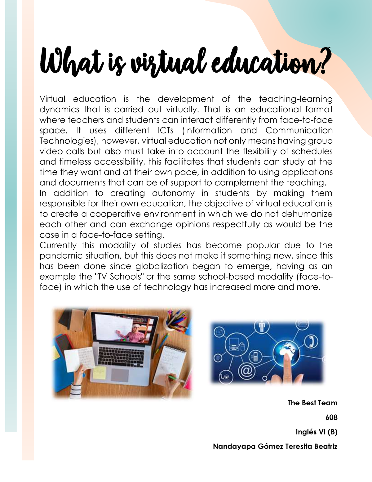 paper academy of virtual education