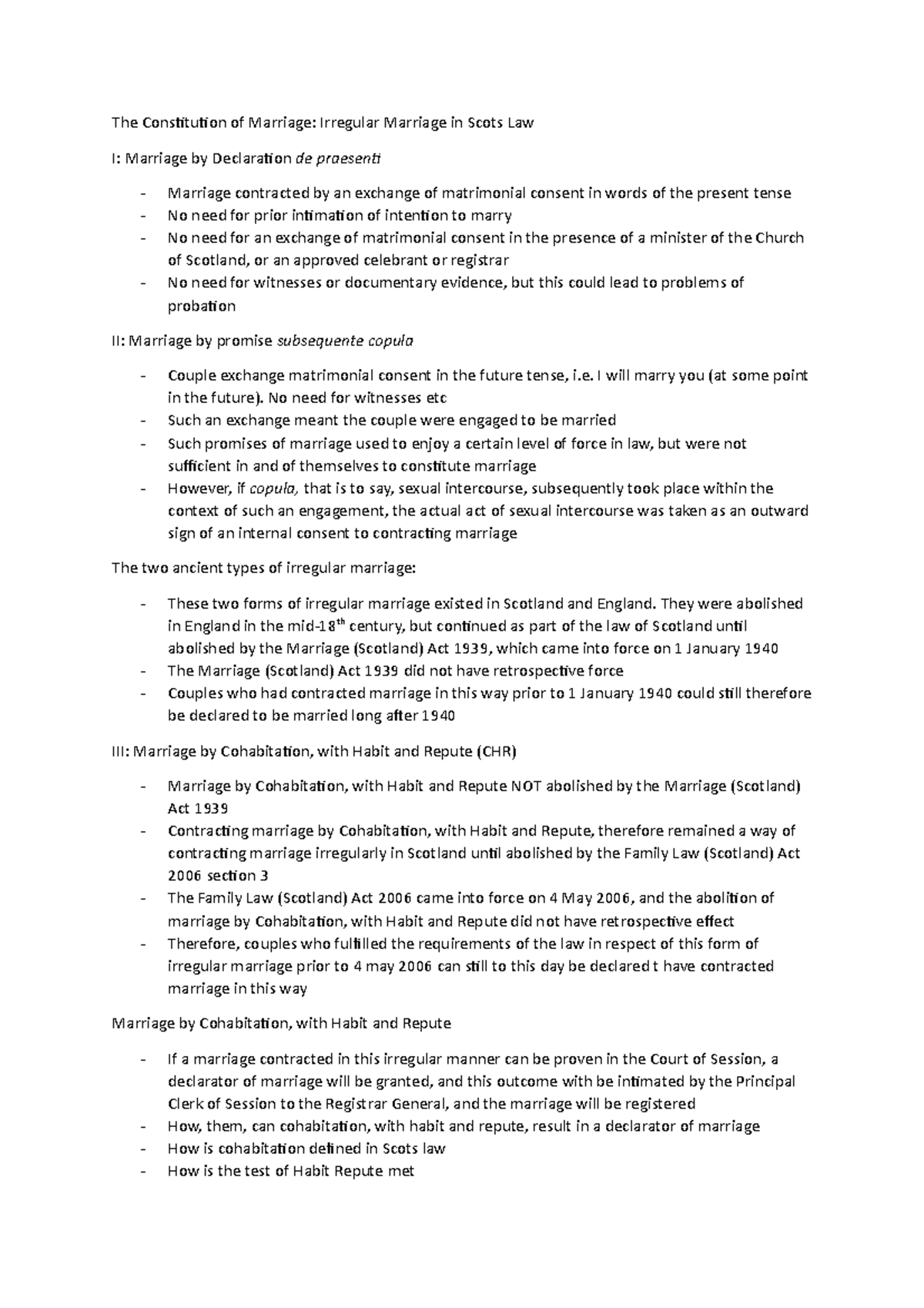 The Constitution of Marriage I will marry you (at some point in the