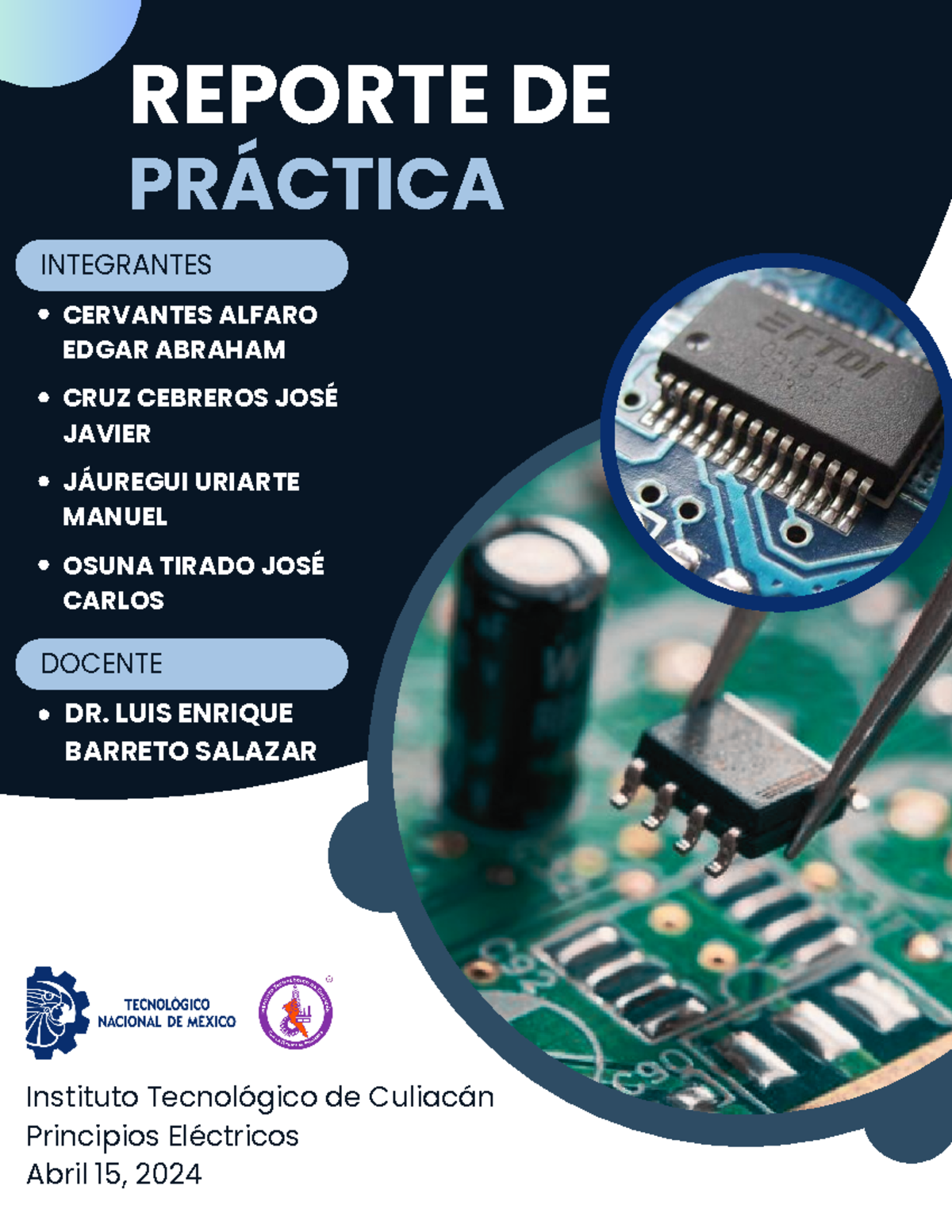 Reporte DE Practica Electrica 2RND Build UP - REPORTE DE PRÁCTICA ...