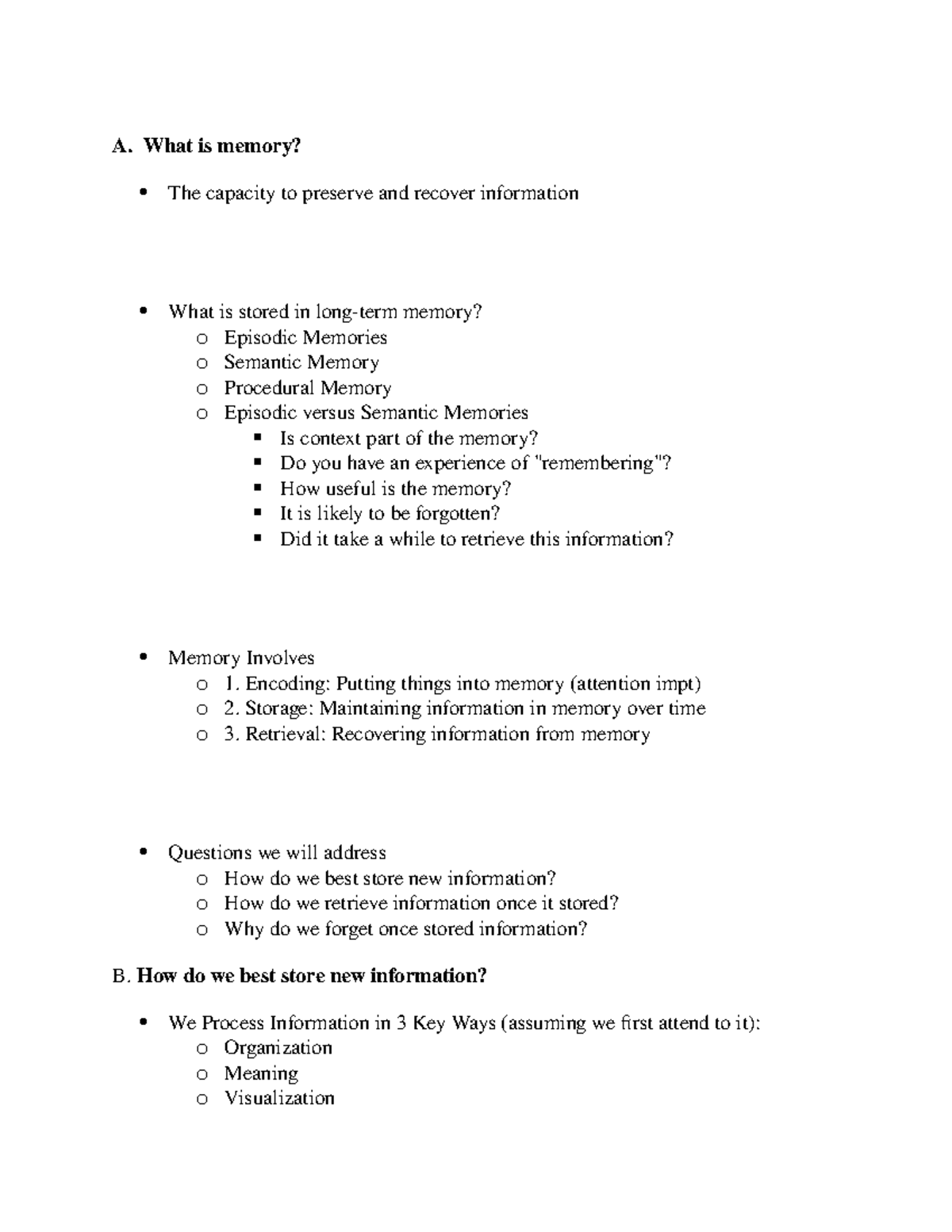 memory-lecture-notes-15-16-a-what-is-memory-the-capacity-to