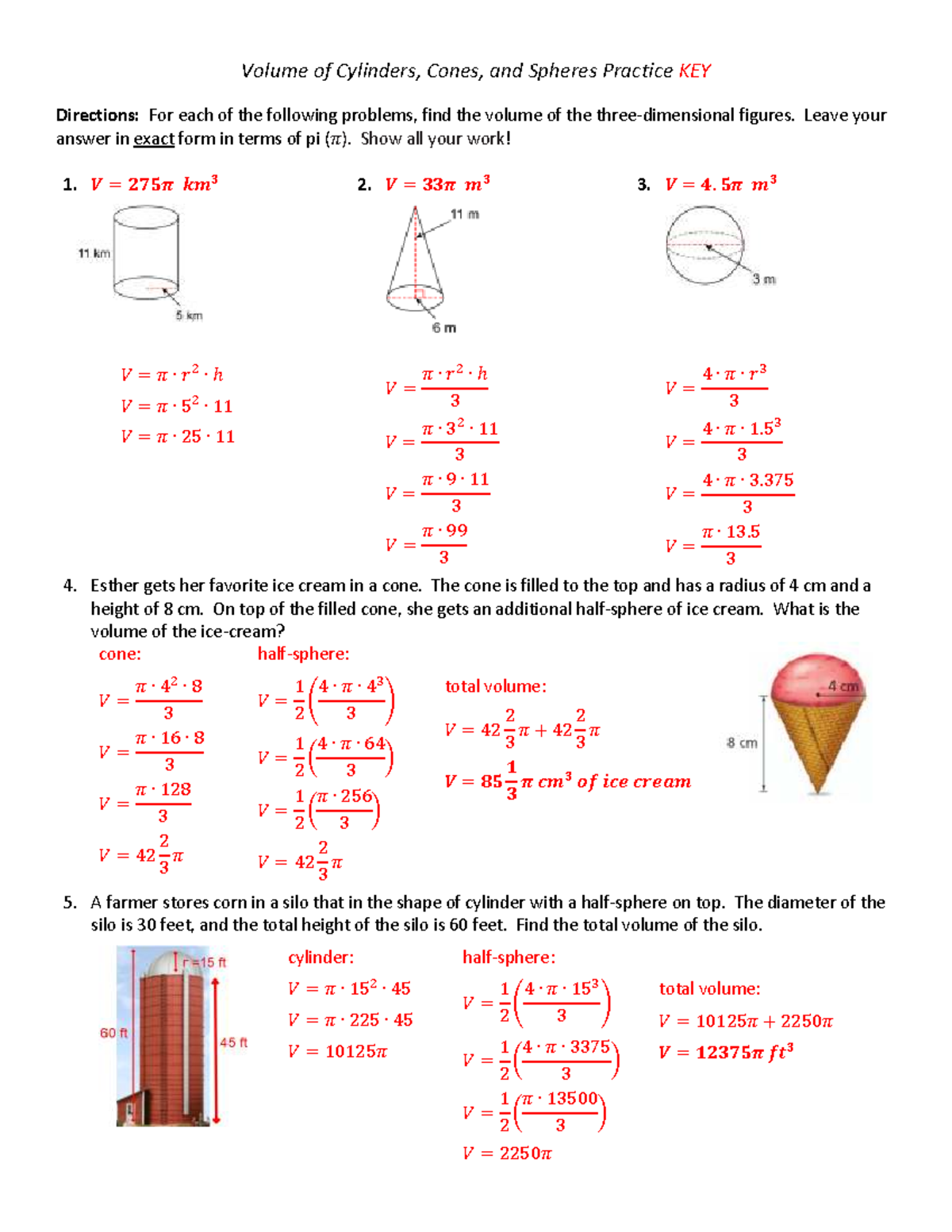 volume-of-cylinders-cones-and-spheres-practice-ws-key-6-8-20-volume-of-cylinders-cones-and