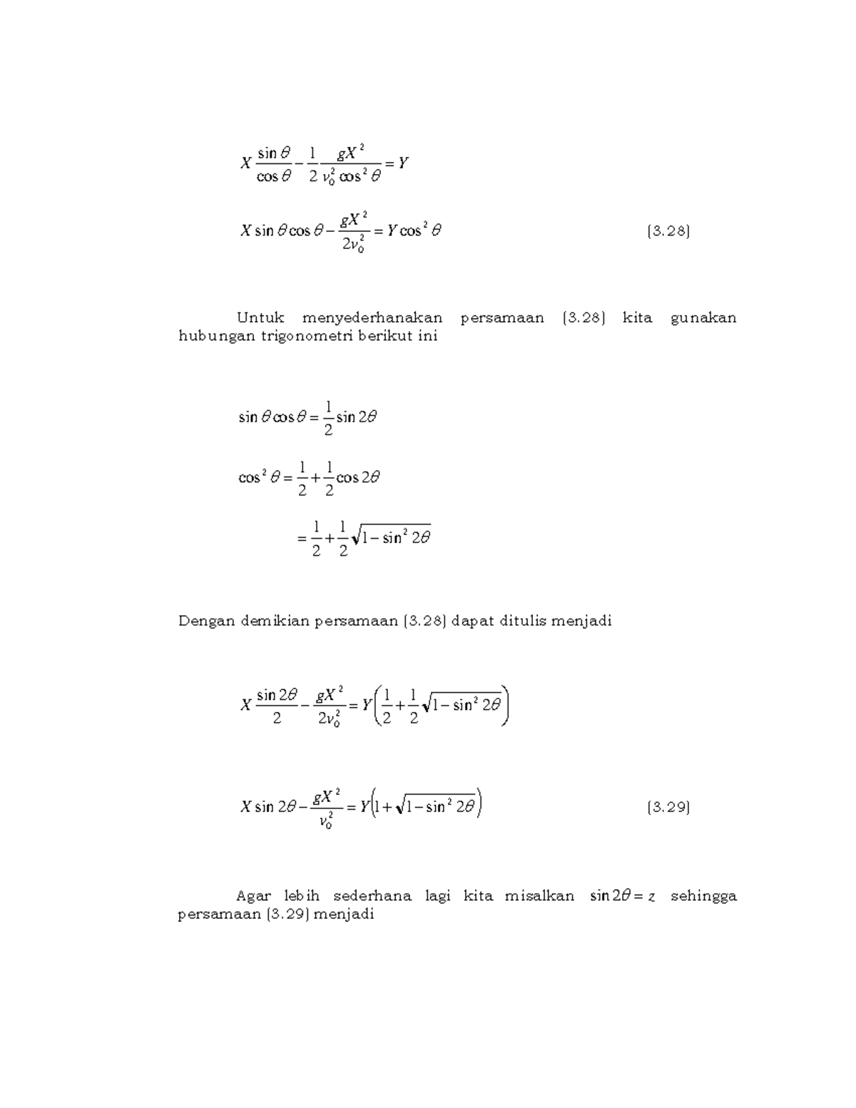 catatan-fisika-dasar-i-42-y-v-gx-x-2-2-0-2-2-cos-1-cos-sin-2-2-0-2