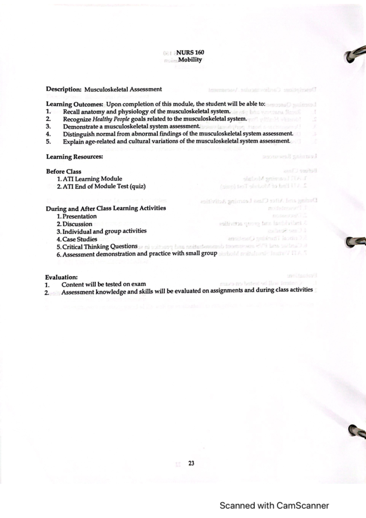 Nursing 160 Concepts 2 - NURS 160 - Studocu