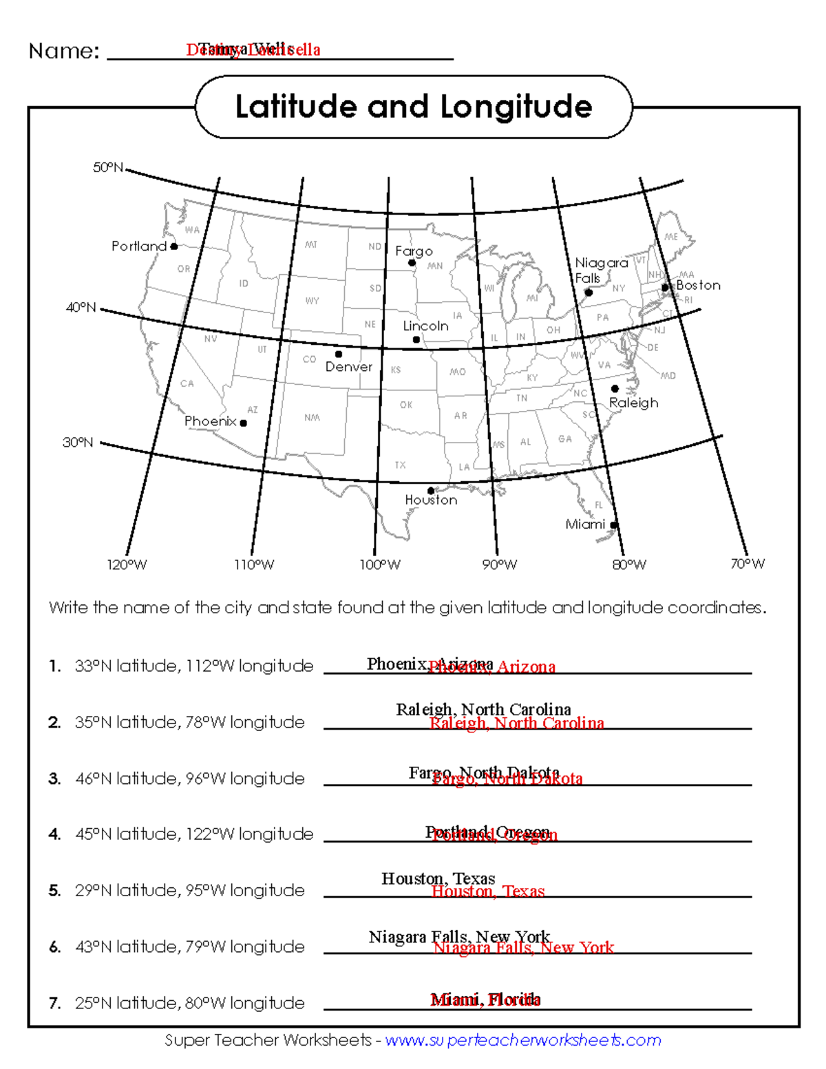 Kami Export - usa-latitude-longitude-map Wmwtr - Name: Super Teacher  Worksheets - - Studocu