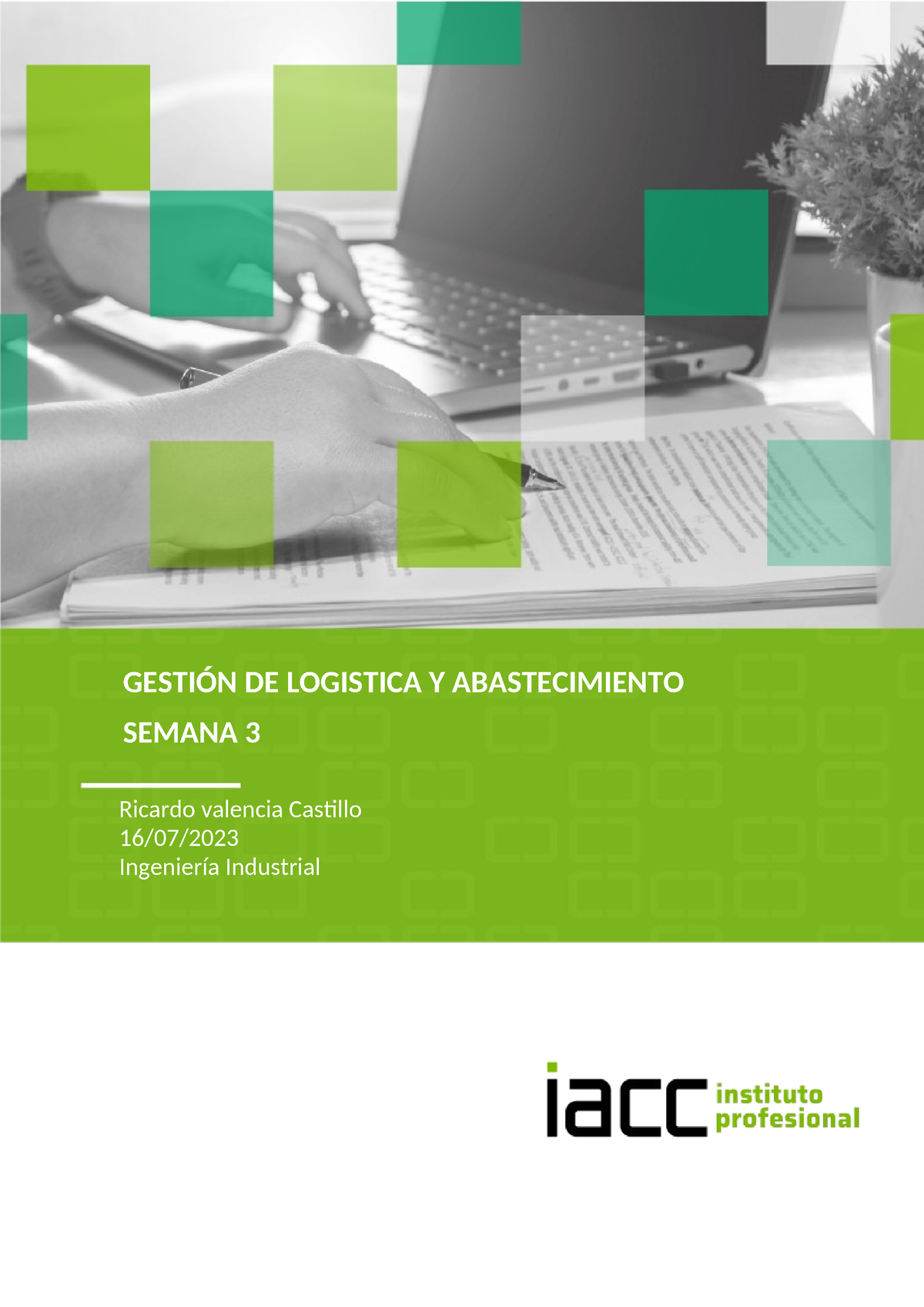 Gestión De Logística Y Abastecimiento Semana 3 - GESTIÓN DE LOGISTICA Y ...