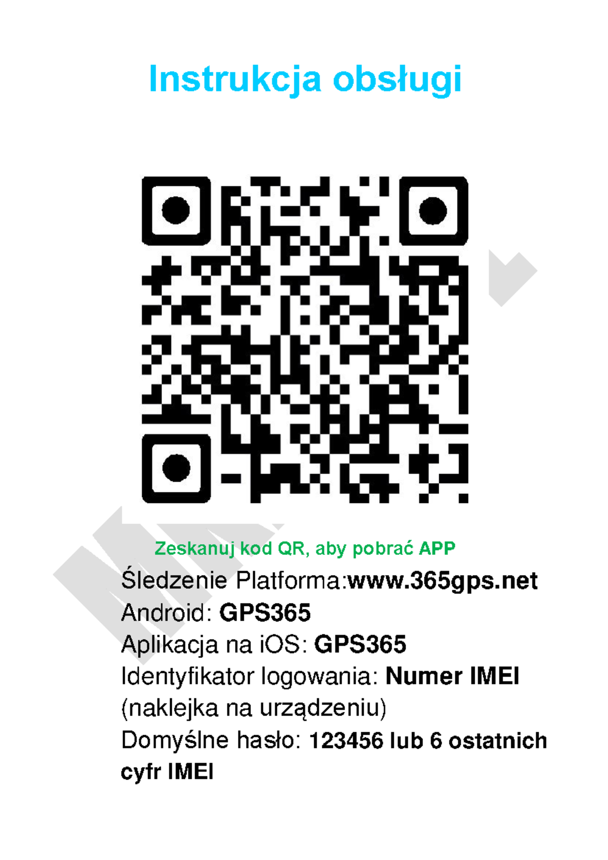 Gps Instrukcja Nic Instrukcja Obs Ugi Zeskanuj Kod Qr Aby Pobra App Ledzenie Studocu