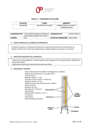 Manual De Laboratorio Mecanica De Fluidos 2022-2 - LABORATORIO DE HIDR ...