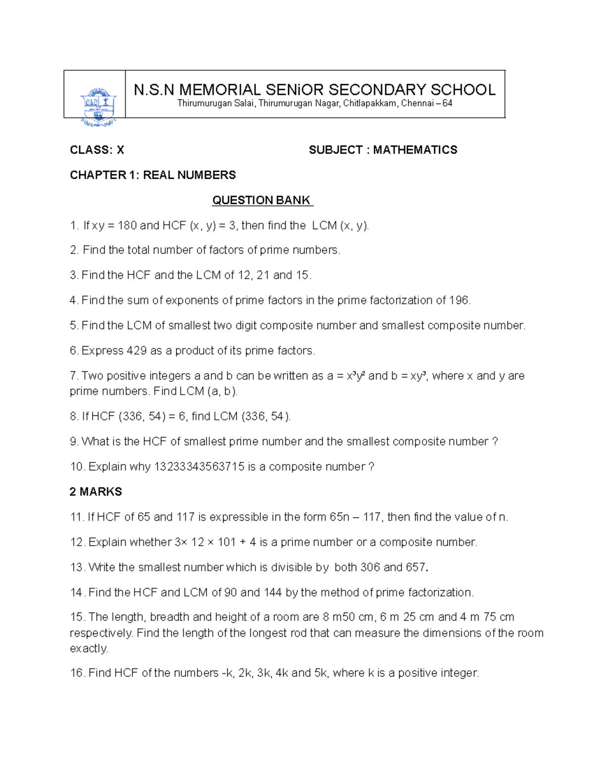 digital electronics unit 1 N.S MEMORIAL SENiOR SECONDARY SCHOOL