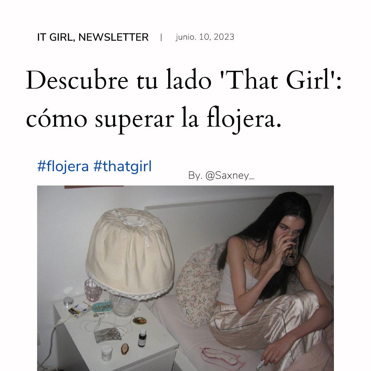 Como Superar La Flojera 1 Descubre Tu Lado That Girl Cómo Superar