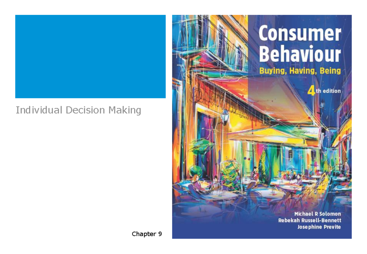 L2 Decision Making En Note Chapter 9 Individual Decision Making You Are Here Conceptual Map L2 Decision Making En Note Chapter 9 Individual Decision Making You Are Here Conceptual Map