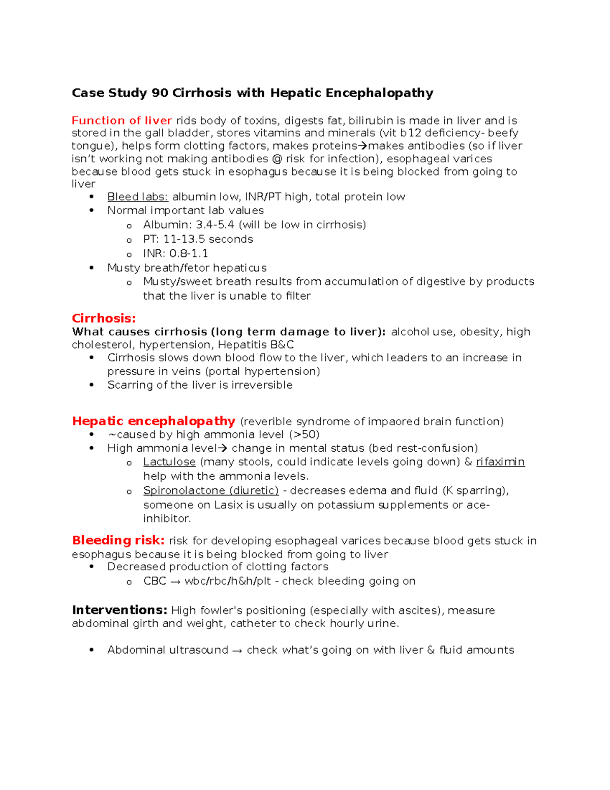 cirrhosis case study answers