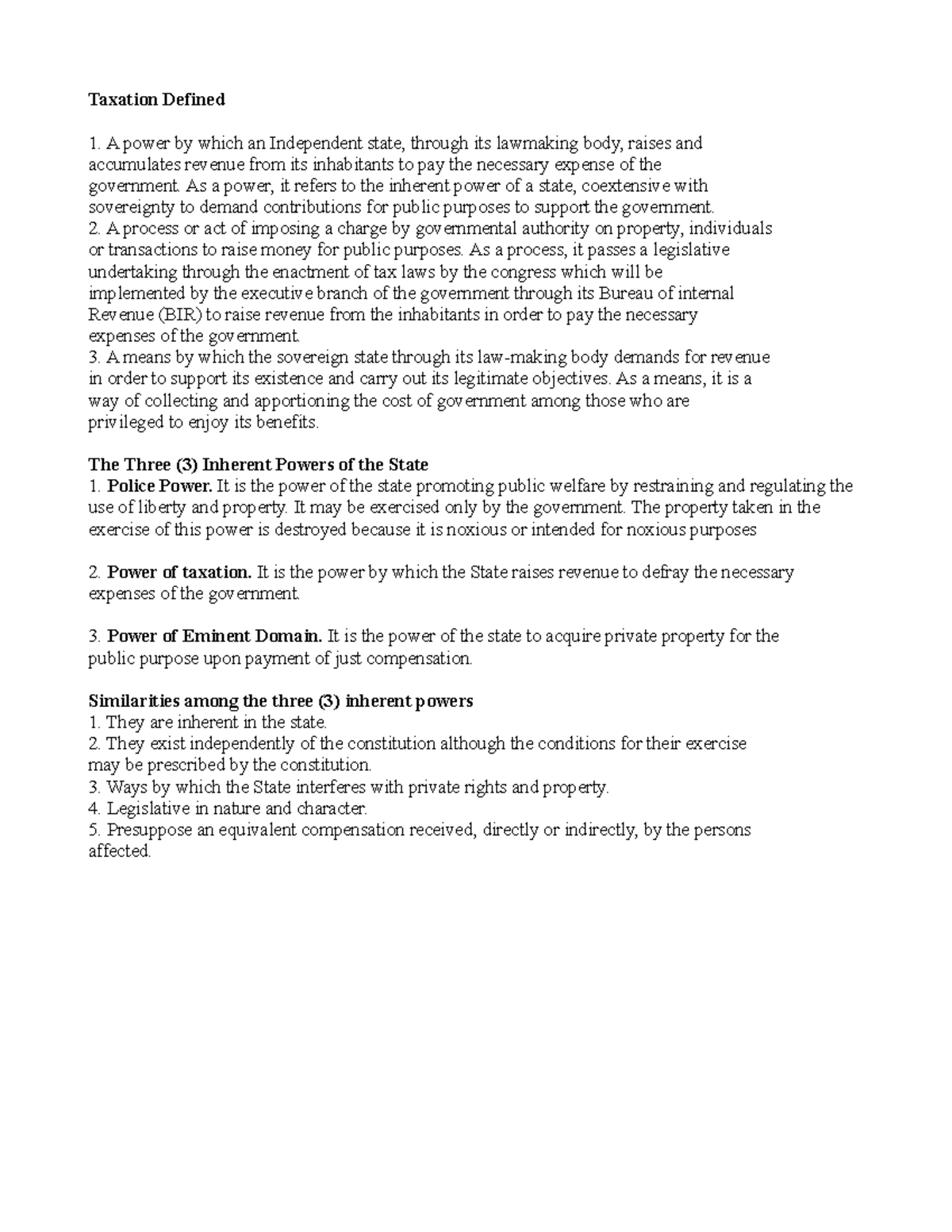 TAX Tax definition Taxation Defined A power by which an Independent