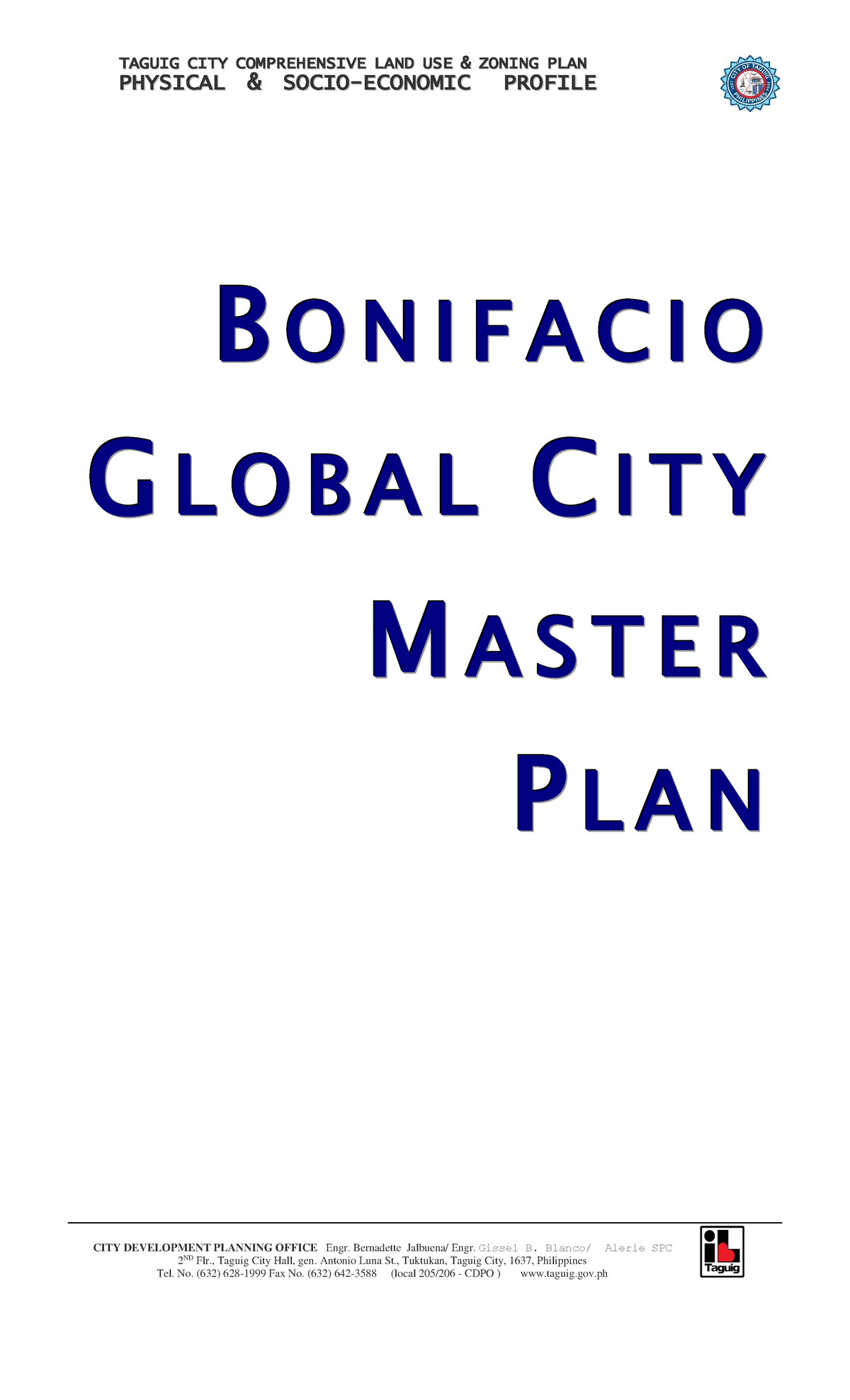 Scribd - BGC -CLUP - T A G U I G C I T Y C O M P R E H E N S I V E L A ...