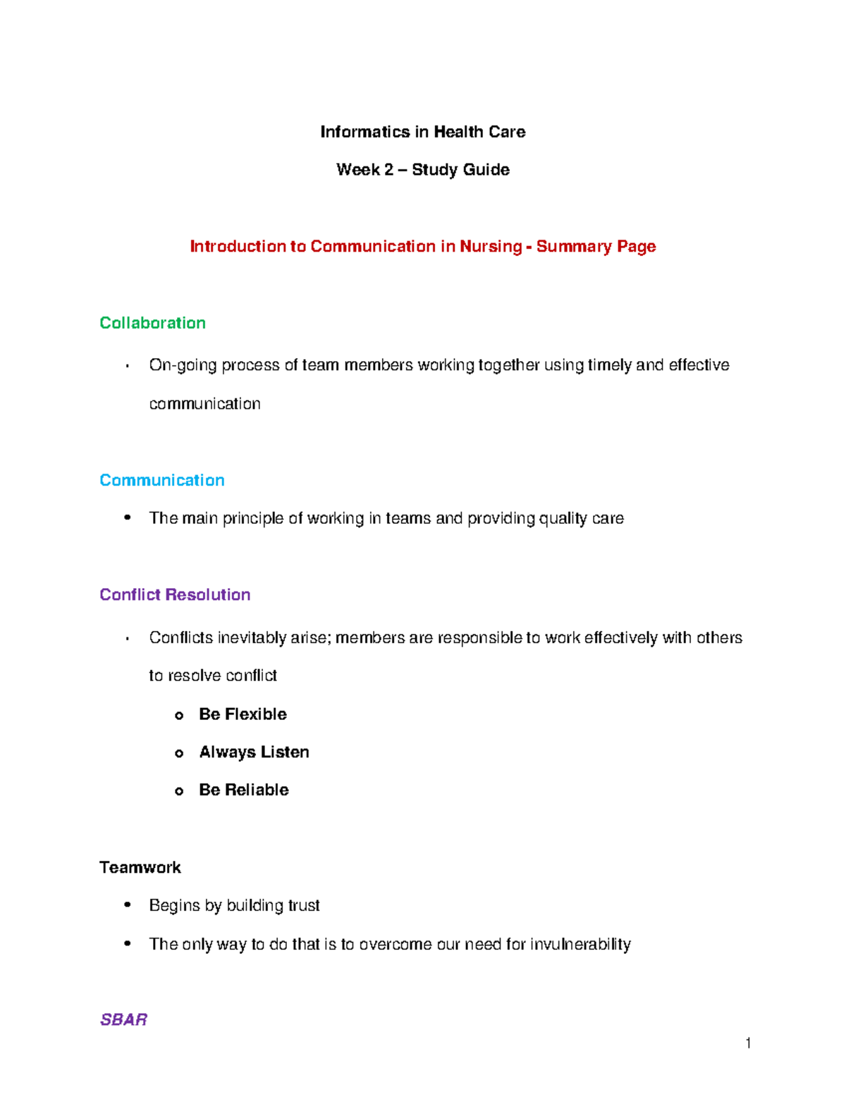 week 12 assignment case study informatics in healthcare