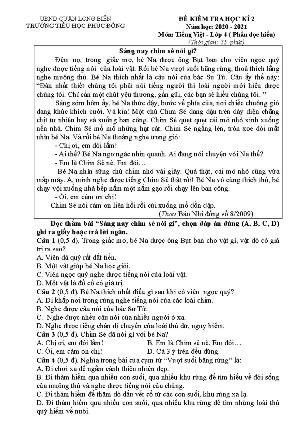 de-thi-hoc-ki-2-lop-4-mon-tieng-viet-tr-ng-ti-u-h-c-ph-c-ng