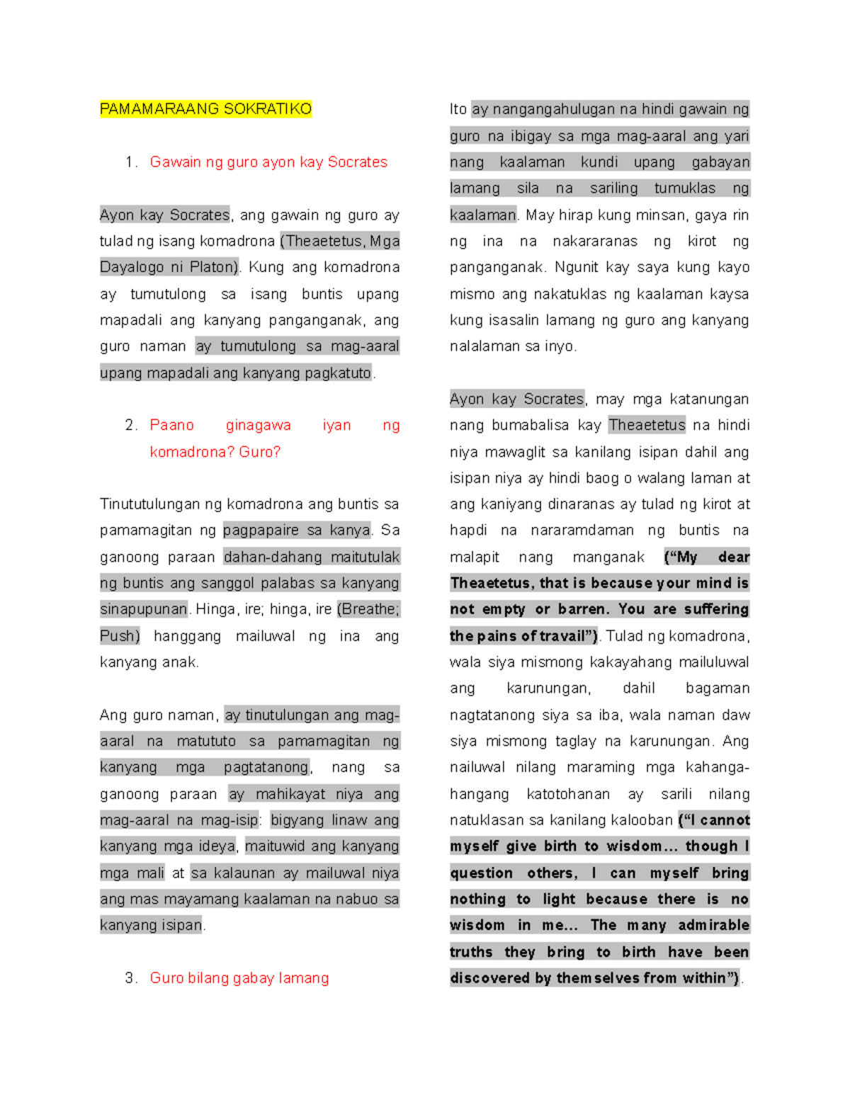 Ethics Iia Kahulugan At Halaga Ng Pilosopiya Ic Wikang Panturo At