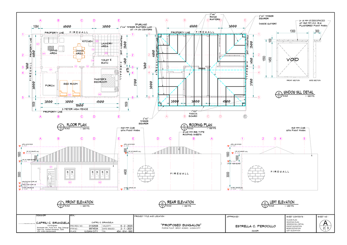 2ND PAGE Fidel - Civil Engineering Technology - 7650 4650 A 1 6 SCALE 1 ...