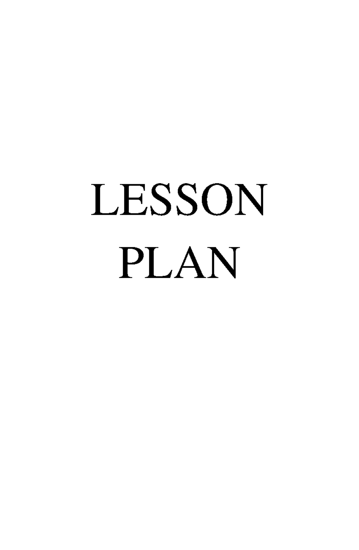 Lesson-PLAN-PAGE 2 - lesson plan - Bachelor of Physical Education ...