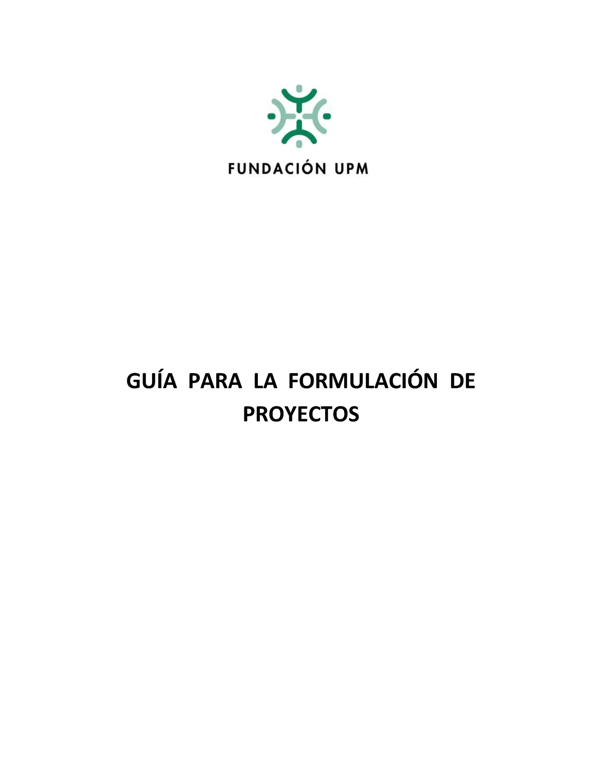 Guia Para La Formulacion De Proyectos - GUÕA PARA LA FORMULACI”N DE ...