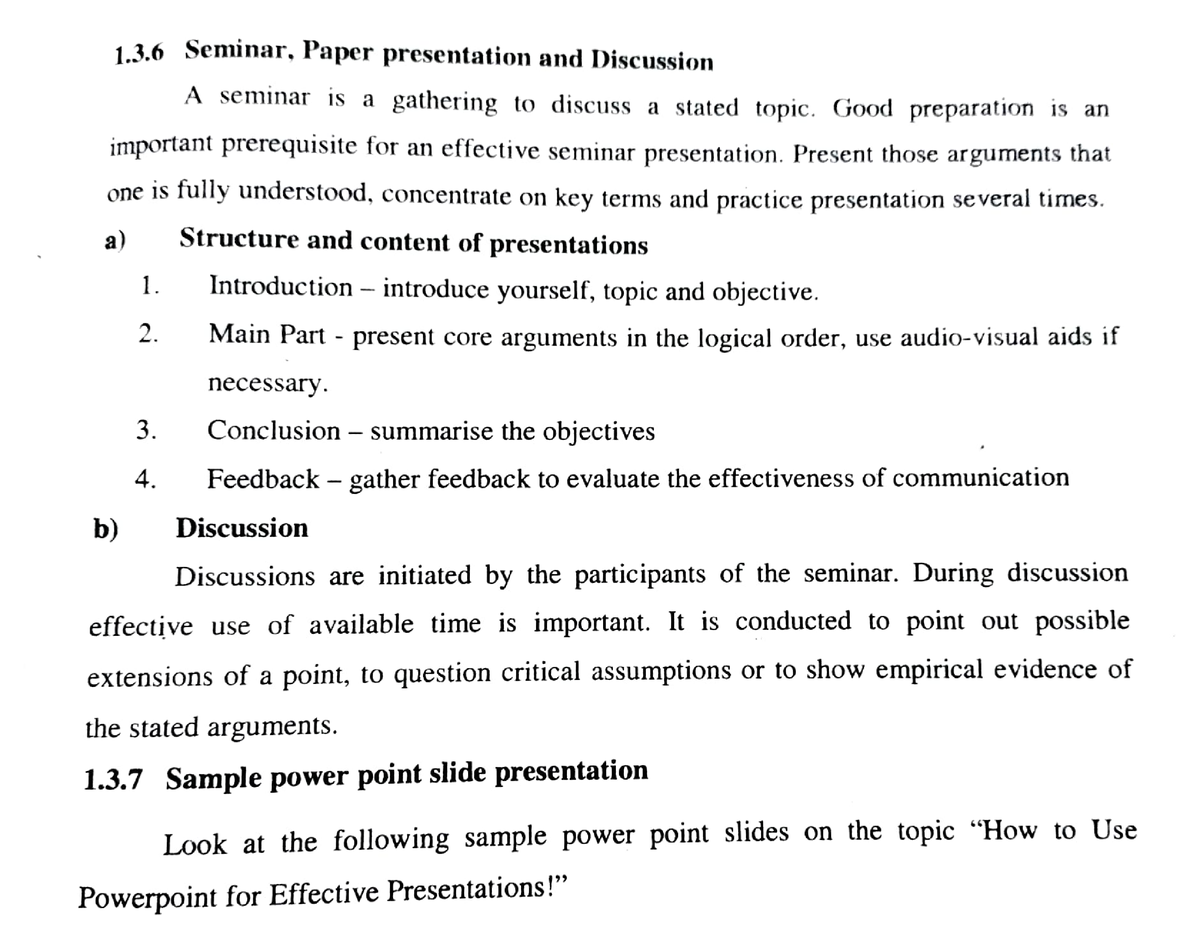 paper presentation seminar