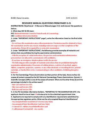 Level 5 - Week 2 Worksheet - Week 2 Worksheet The Challenge: Answer the ...