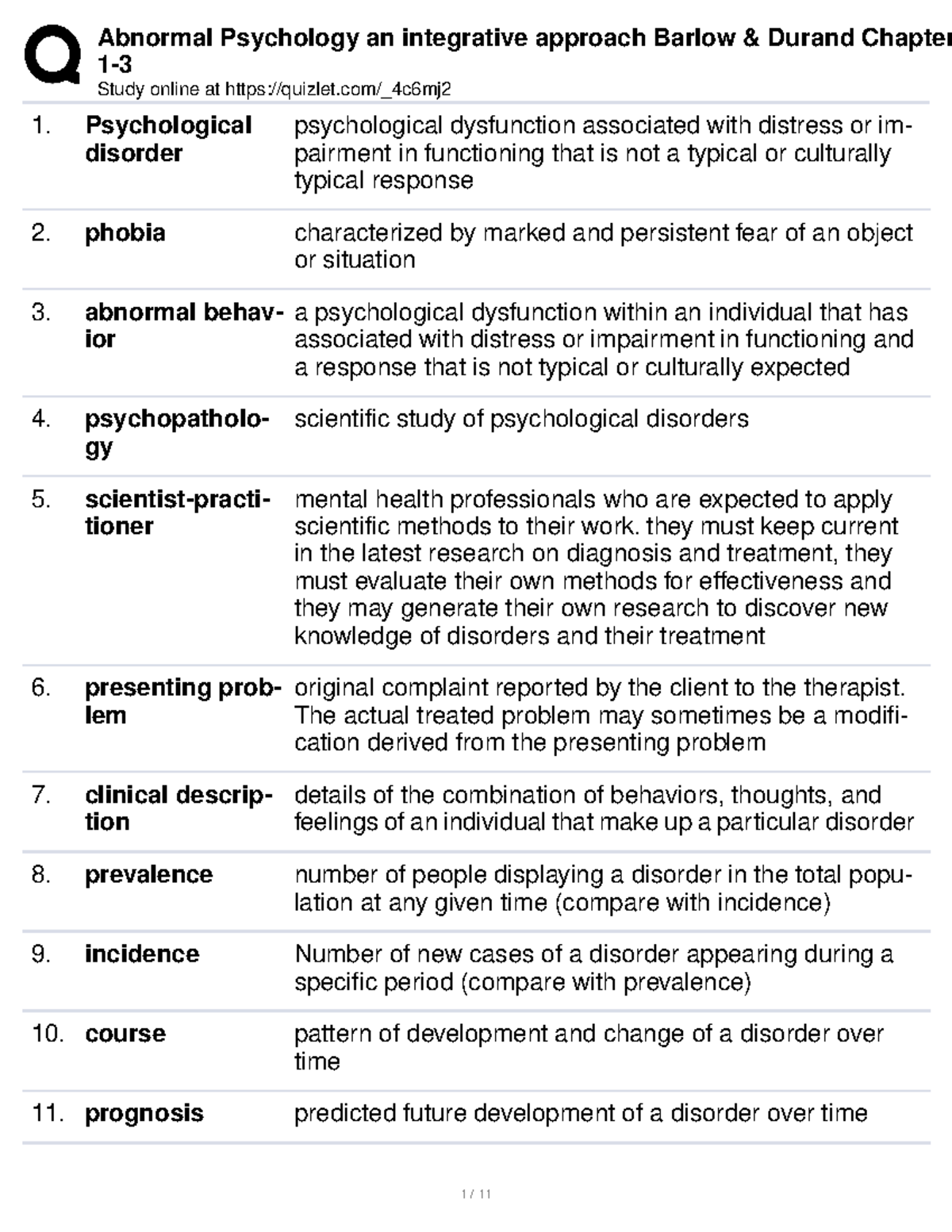 C1-C3 (tentative) - summary of abpsy - 1- Study online at quizlet ...