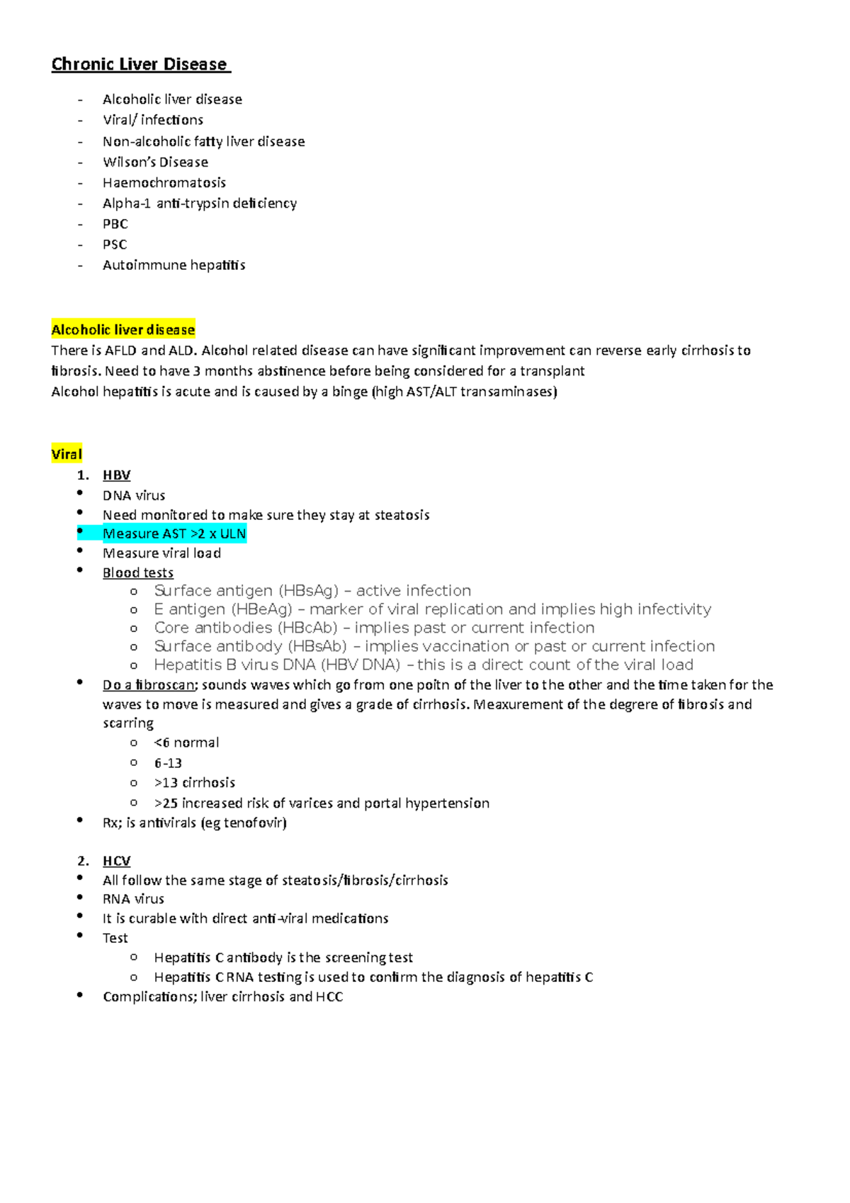 chronic-liver-disease-summary-notes-chronic-liver-disease-alcoholic