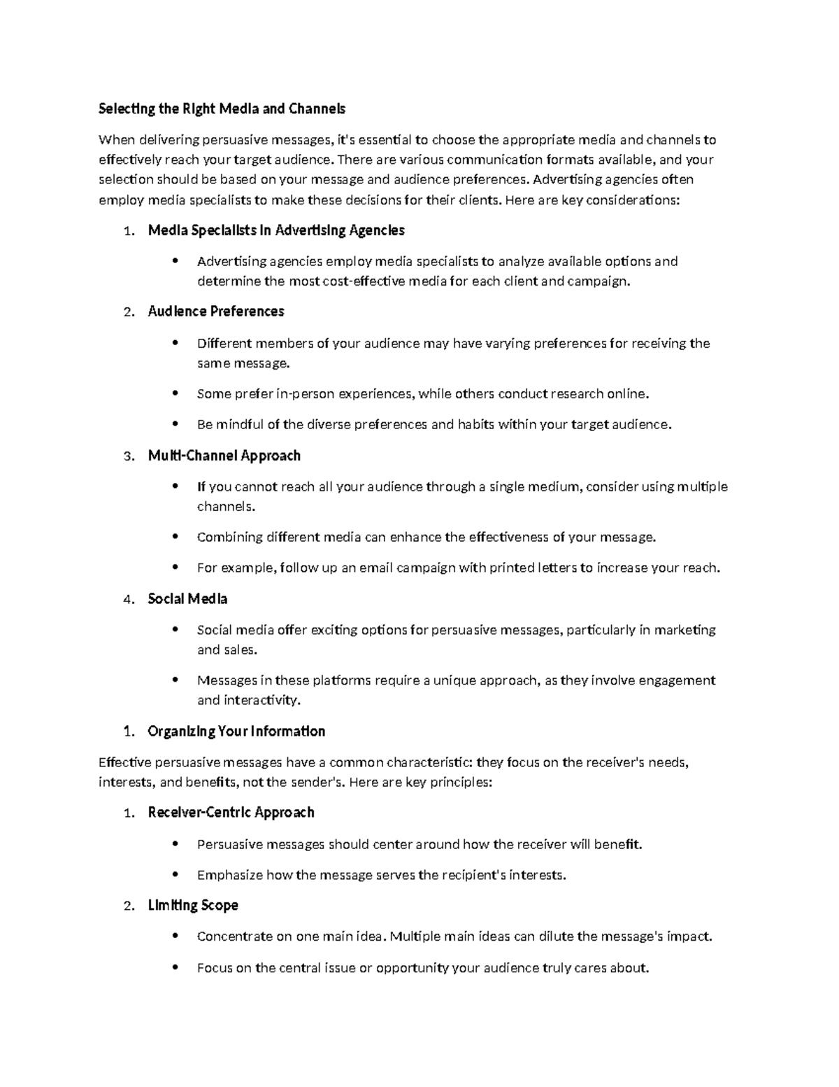 Sesh 2 persuasive - notes from Business communication today by ...