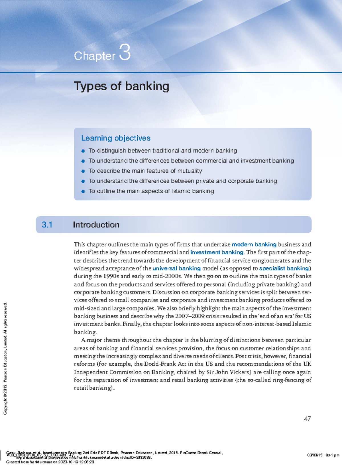 Introduction to Banking 2nd Edn PDF EBook - (3 Types of banking ) - 47 ...