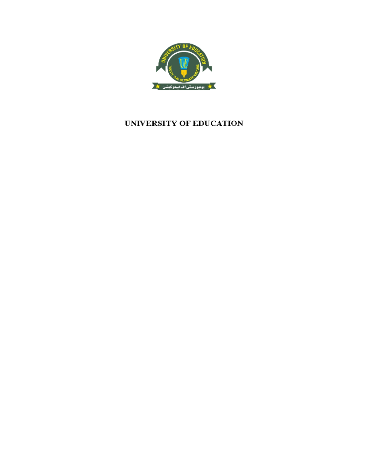 Fyp - University Event Management System (UEMS) - UNIVERSITY OF ...
