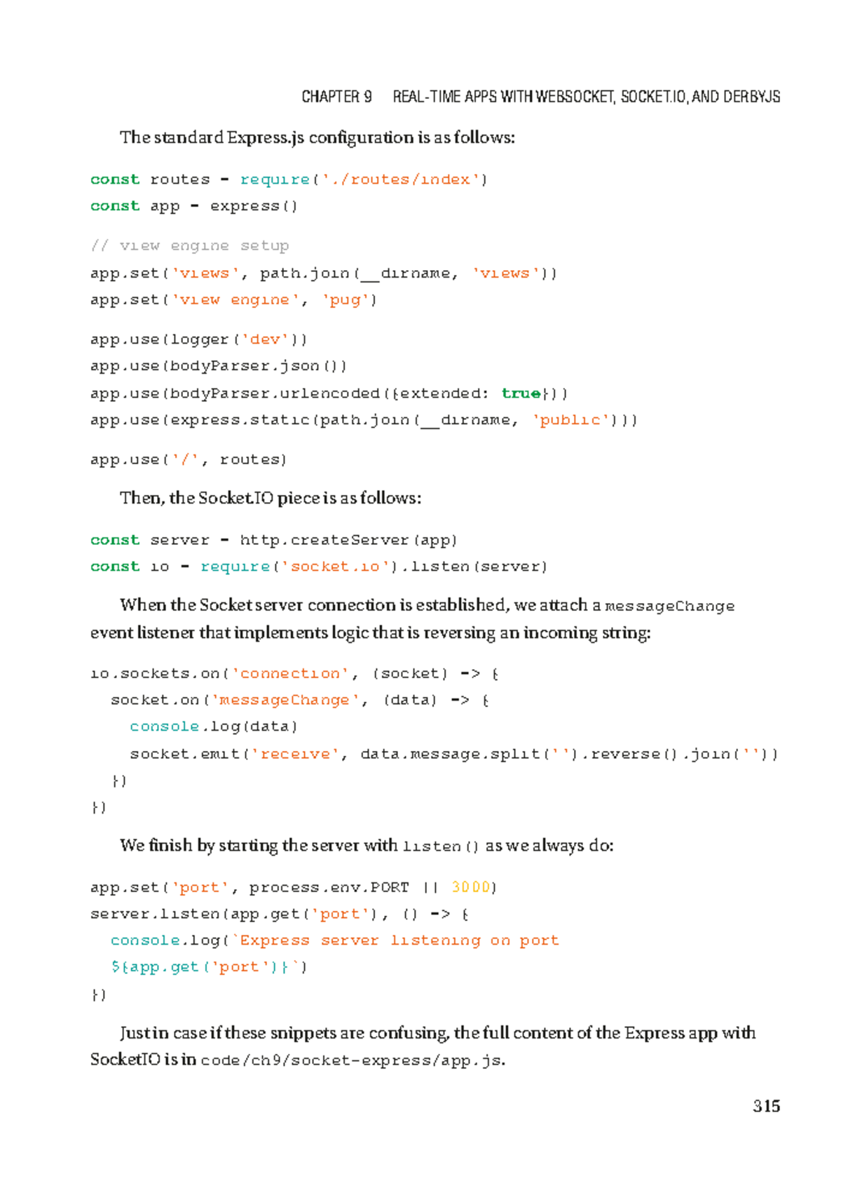 Practical Node Js67 The standard Express configuration is as follows