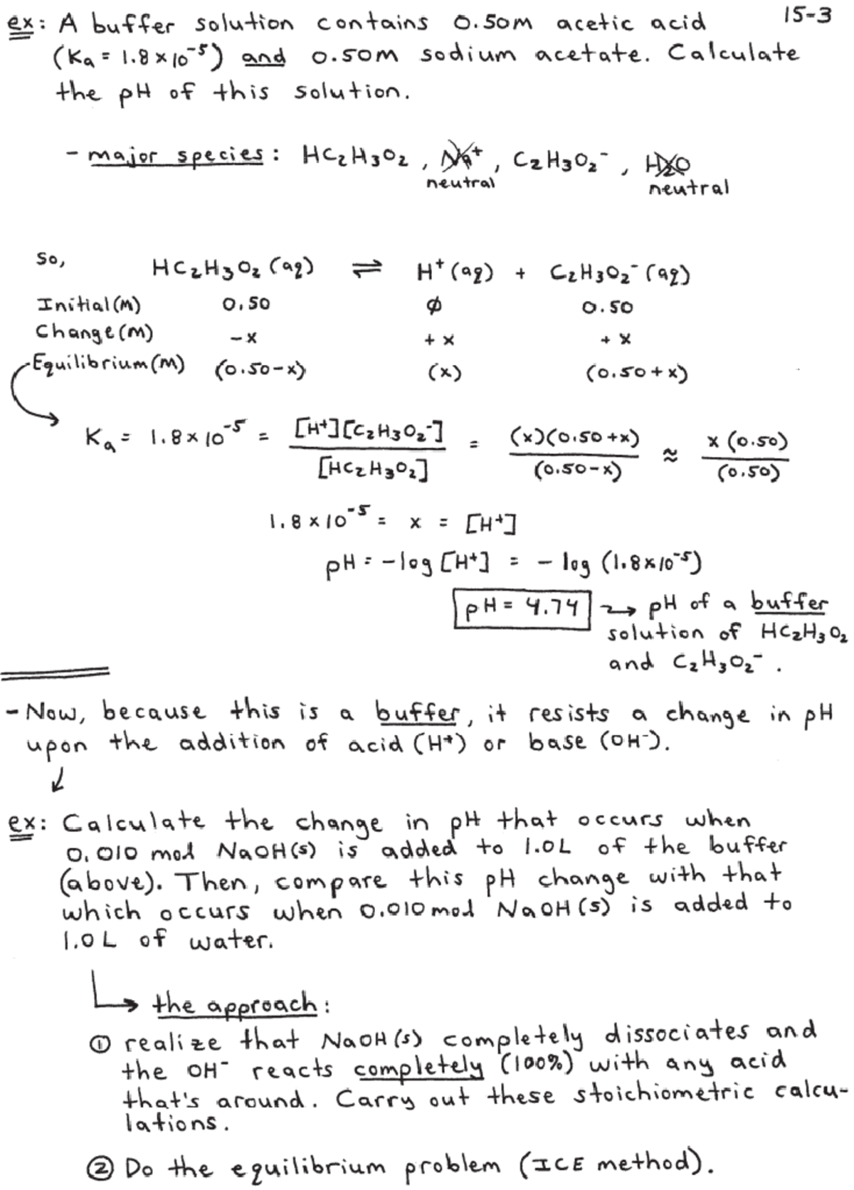 9 - Applications of Acid-Base Equilibria section 2 notes - CHEM 1031 ...