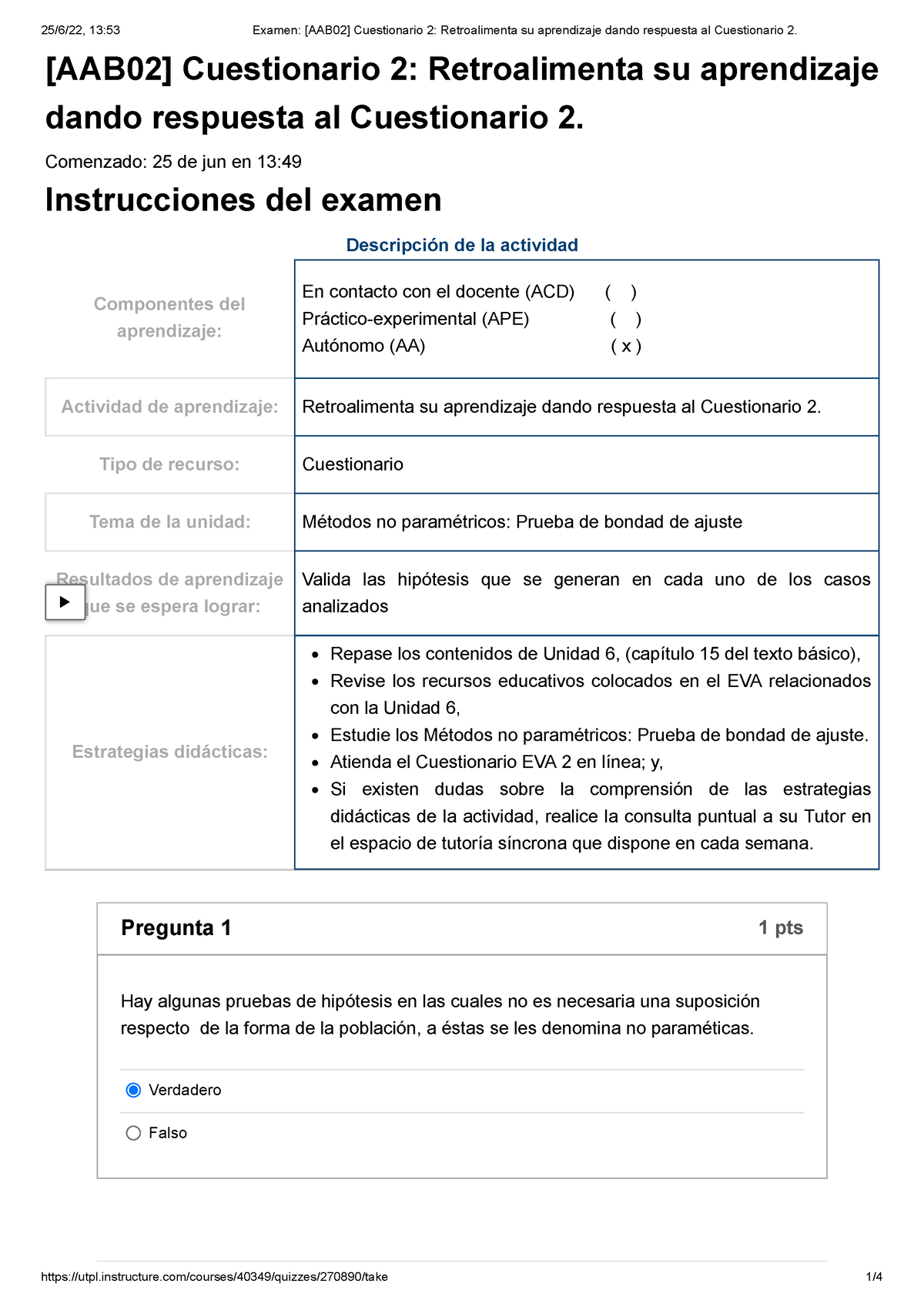 Examen [AAB02] Cuestionario 2 Retroalimenta Su Aprendizaje Dando ...