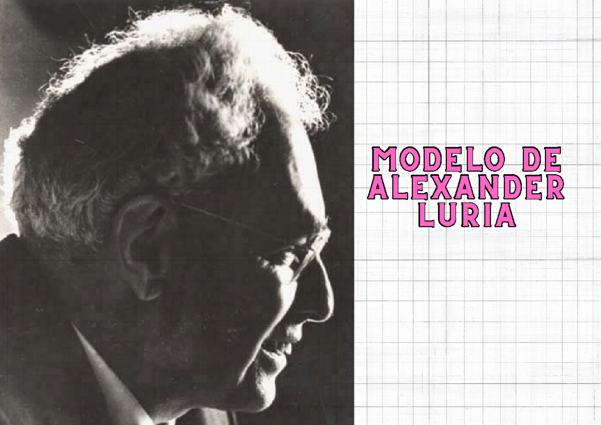 Modelo de Alexander Luria - MODELO DE ALEXANDER LURIA MODELO DE ...