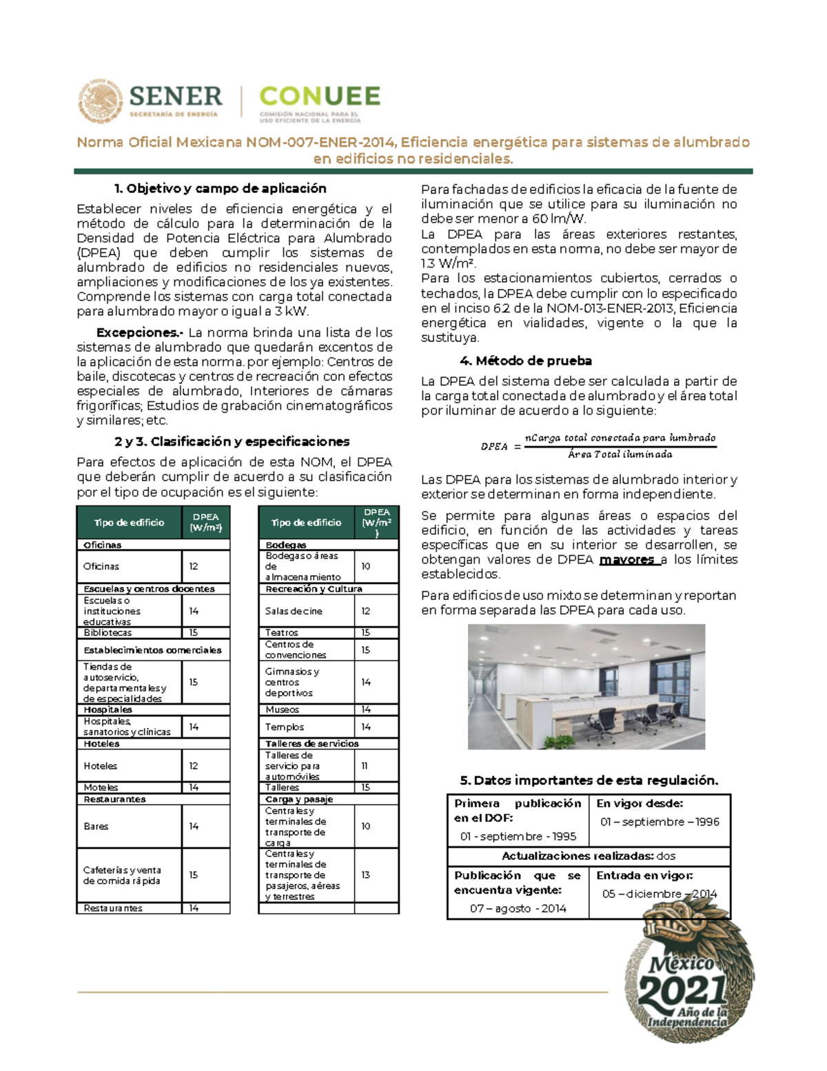 NOM-007 - Material de lectura - Norma Oficial Mexicana NOM- 007 - ENER ...