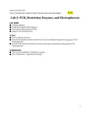 Lab 4 lecture Notes - Fall 2022 Lab 4: Ligation and Transformation ...
