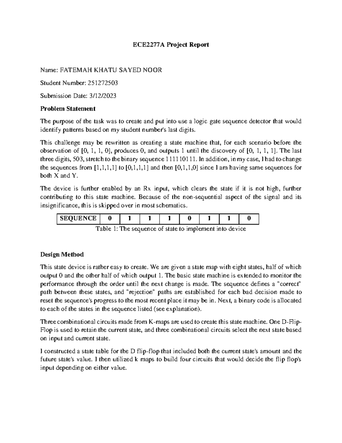 ECE2277A+Project+2023-1 - ECE2277A Project Report Name: FATEMAH KHATU ...