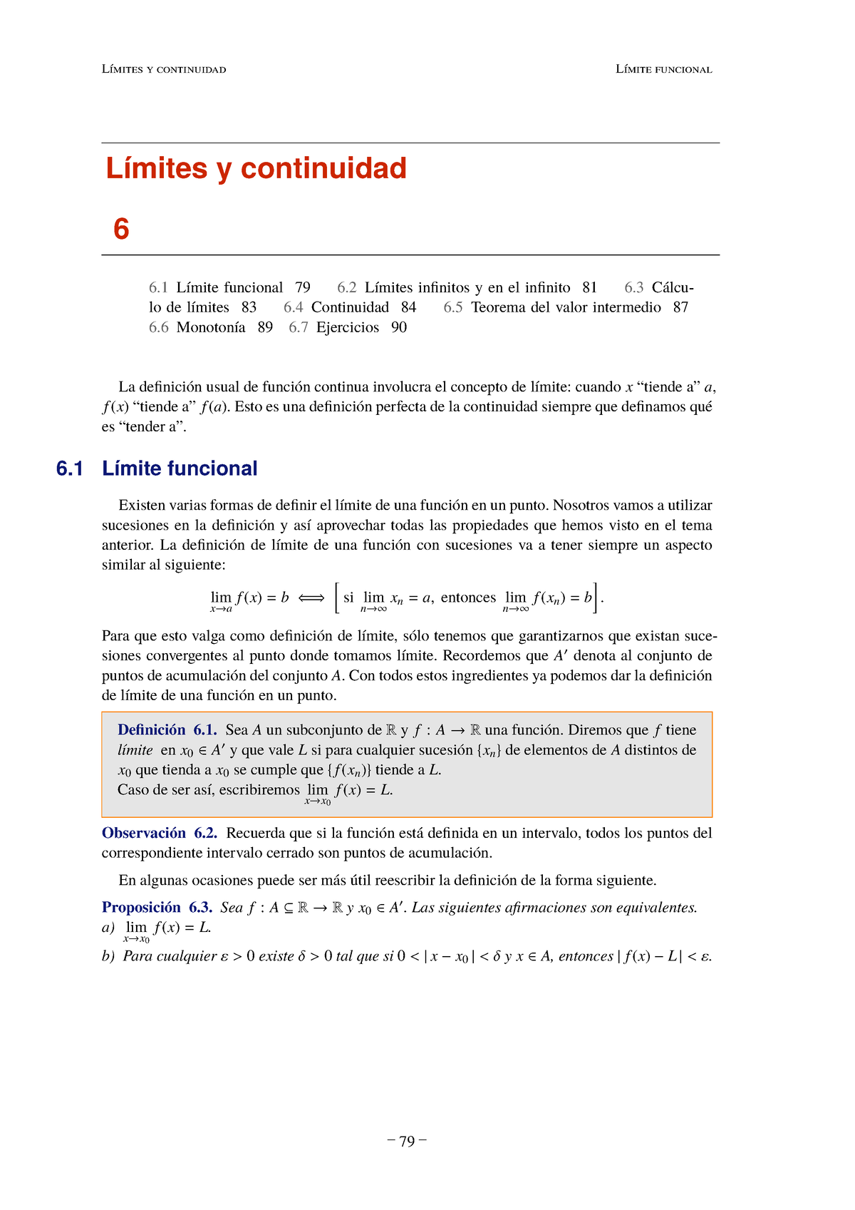 Continuidad Tarea Límites Y Continuidad Límite Funcional Límites Y Continuidad 6 6 Límite 7884