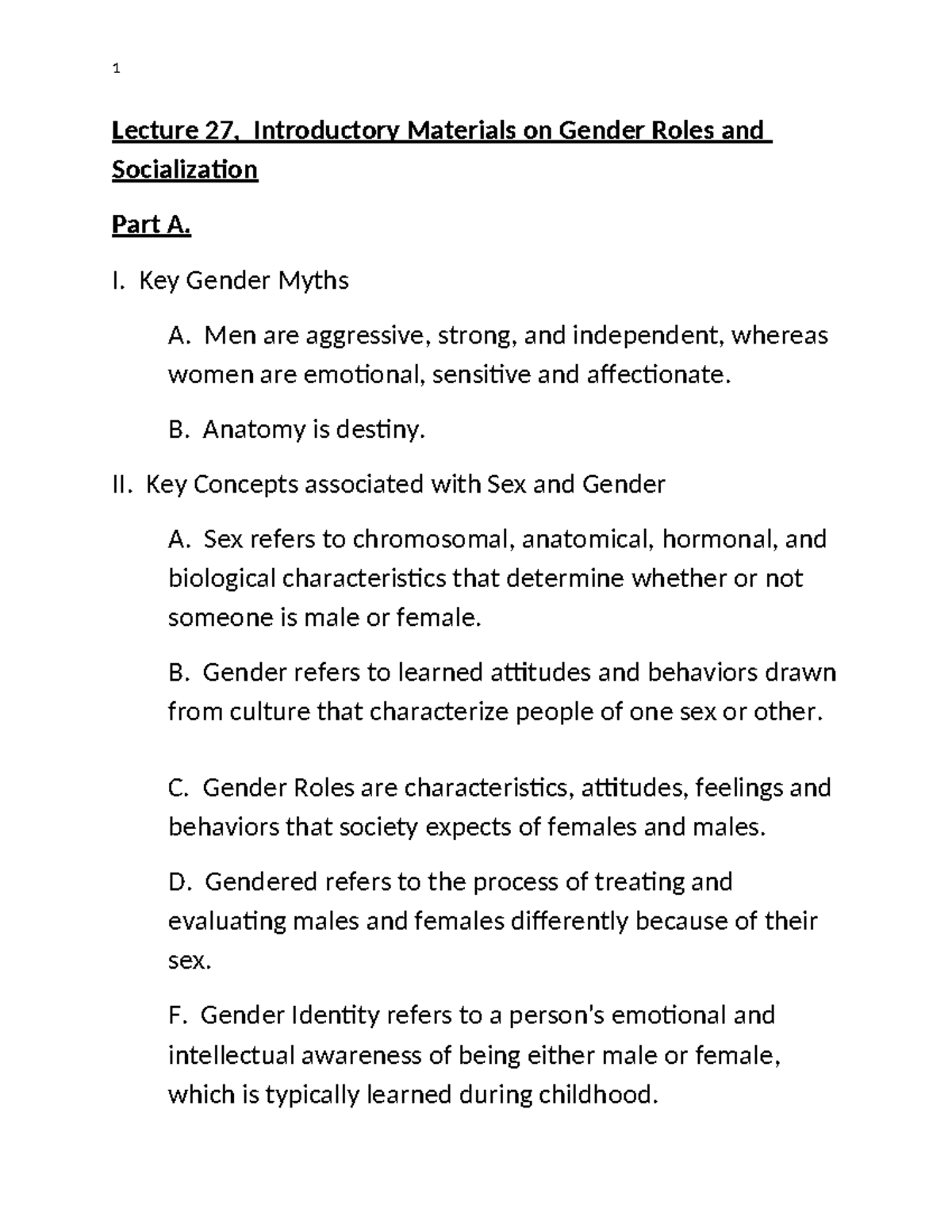 Lecture 27, 28, 29 revised, Bus. - Lecture 27, Introductory Materials ...